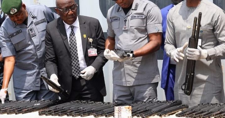 Customs intercepts 844 riffles, 112,500 rounds of ammunition, banned drugs in Onne