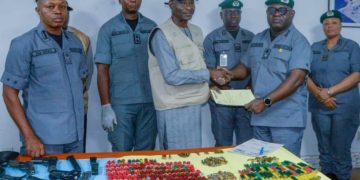 PTML Customs hands arms, ammunition to NCCSALW, posts N44.06b revenue